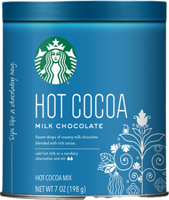 Starbucks Milk Chocolate Hot Cocoa Tin 7 Oz. - 7 OZ - Image 1