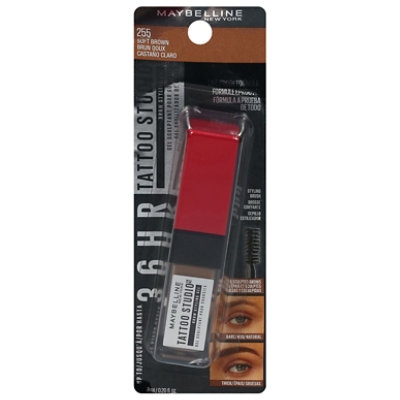 Maybelline Tattoo Studio Brow Styling Gel Up to 36HR Wear Soft Brown - 0.2 Fl. Oz. - Image 1