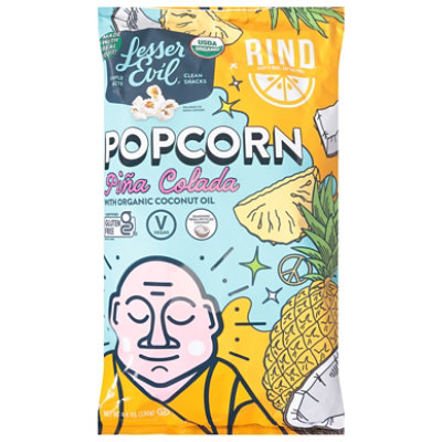 Lesser Evil Popcorn Pina Colada - 4.6 OZ - Image 3