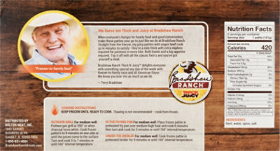 Terry Bradshaw Angus Burger Thick N Juicy 32 Oz - 32 OZ - Image 5