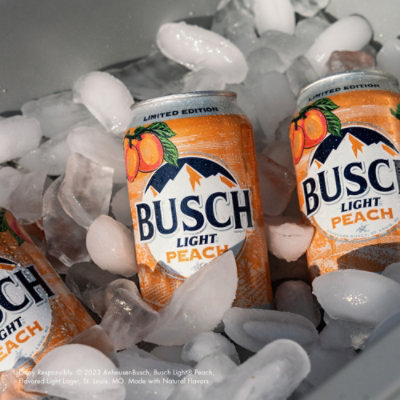 Busch Light Peach American Lager Beer in Cans - 12 - 12 Fl. Oz. - Image 4
