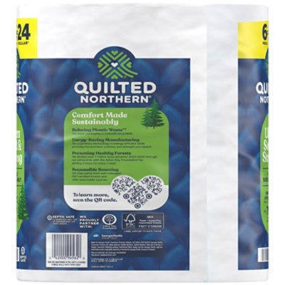 Quilted Northern Ultra Soft & Strong Toilet Paper, 6 Mega Rolls - 6 RL - Image 4