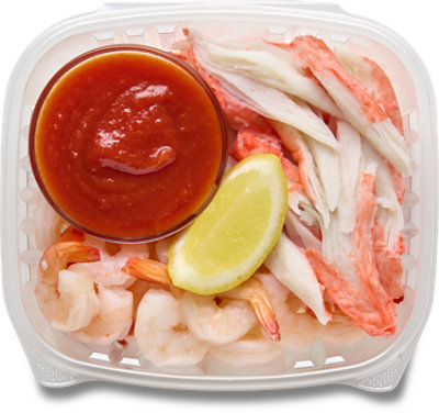 Ready Meals Lg Crab & Shrimp W/cocktail Sauce - EA - Image 1