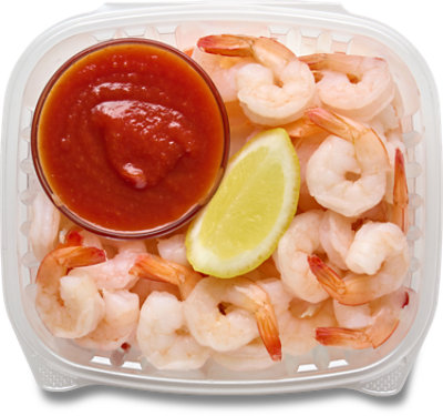 Ready Meals Lg Shrimp Cooked W/cocktail Sauce - EA - Image 1