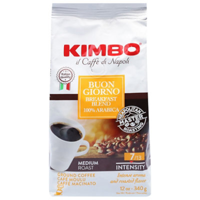 Kimbo Coffee Ground Buongiorno - 12 OZ - Image 1