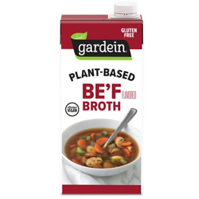 Gardein Broth Beef Plant Based - 32 OZ - Image 1