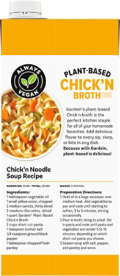 Gardein Broth Chicken Plant Based - 32 OZ - Image 6