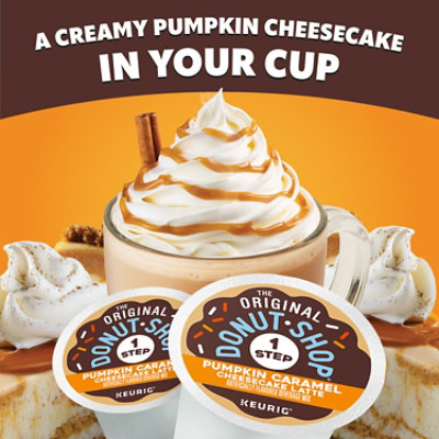 The Original Donut Shop Pumpkin Caramel Cheesecake Latte Keurig Single Serve K Cup Pods - 10 Count - Image 2