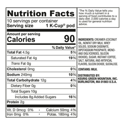 The Original Donut Shop Pumpkin Caramel Cheesecake Latte Keurig Single Serve K Cup Pods - 10 Count - Image 4