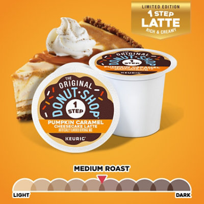 The Original Donut Shop Pumpkin Caramel Cheesecake Latte Keurig Single Serve K Cup Pods - 10 Count - Image 5