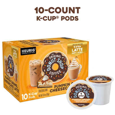 The Original Donut Shop Pumpkin Caramel Cheesecake Latte Keurig Single Serve K Cup Pods - 10 Count - Image 3