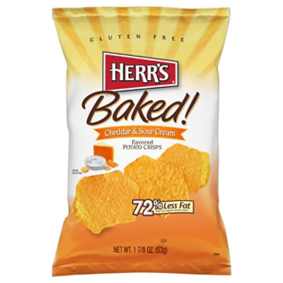 Herrs Baked Cheddar & Sour Cream 1.875oz - 1.875 OZ - Image 3