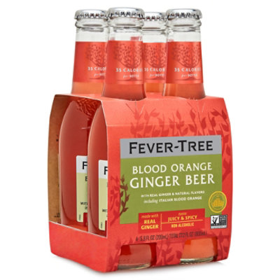 Fever Tree Blood Orange Ginger Beer 4-6.8fz - 4-6.8 FZ - Image 1