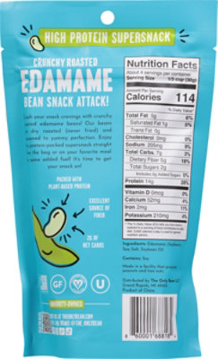 The Only Bean Edamame Roasted Crunchy Sea Salt - 4 OZ - Image 5