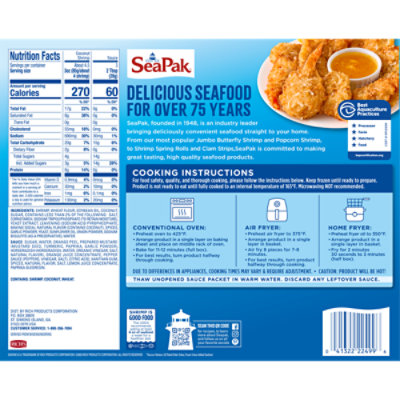 Seapak Coconut Shrimp 16 Oz - 16 OZ - Image 2