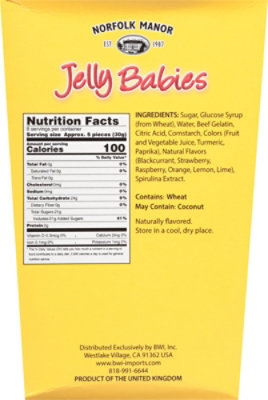 Norfolk Manor Jelly Babies Gummy Candy - 8.8 Oz - Image 6