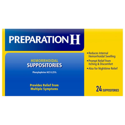 Preparation H Cocoa Butter Suppositories - 24 Count - Image 4