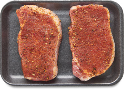 Pork Chops Boneless BBQ Seasoning - 0.75 Lb - Image 1