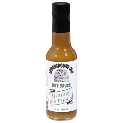 Underground Owl Hot Sauce Granny En Fuego Hot Sauce Bottle 5 Oz - 5 OZ - Image 3