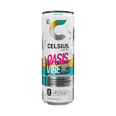 Celsius Live Fit Oasis Vibe - 12 Fl. Oz. - Image 1