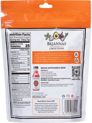 BRIANNAS Poppy Seed Croutons - 5 Oz - Image 6