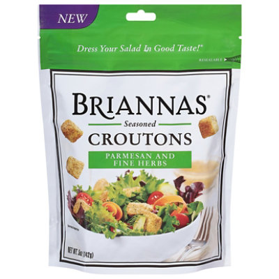 BRIANNAS Parmesan And Fine Herbs Croutons - 5 Oz