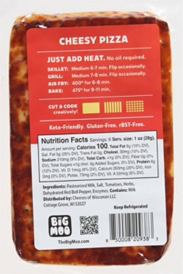 The Big Moo Cheese Baked Pizza - 6 Oz - Image 6