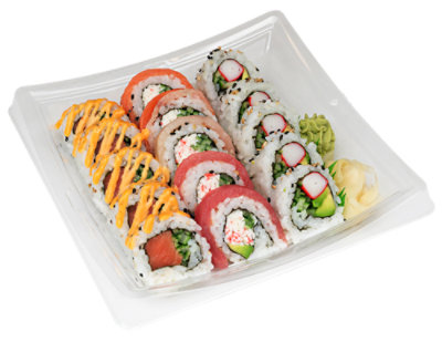 ZENSHI Chef Sampler B No.1 Rainbow Salmon Cali 15 Count - 11.8 Oz - Image 1