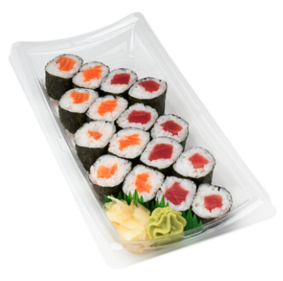 ZENSHI Seaside Roll Salmon Tuna* - 16 Count (Available After 11 AM) - Image 1