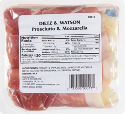 Dietz & Watson Prosciutto & Mozzarella Cheese Panino Sticks - 3 OZ - Image 5