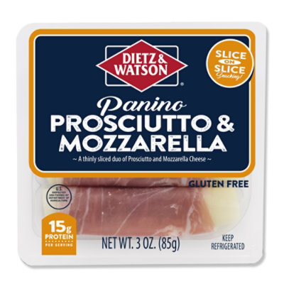 Dietz & Watson Prosciutto & Mozzarella Cheese Panino Sticks - 3 OZ - Image 1
