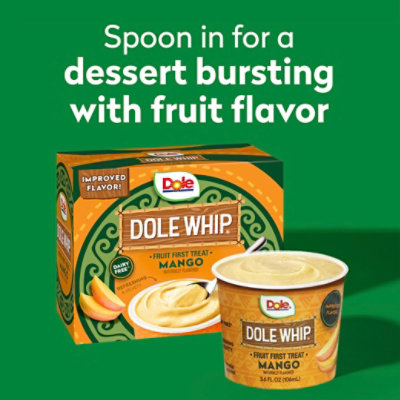 Dole Whip Mango Frozen Treat Cups 4-3.6 Fluid Ounces, 14.4 Fz - 4-3.6FZ - Image 3