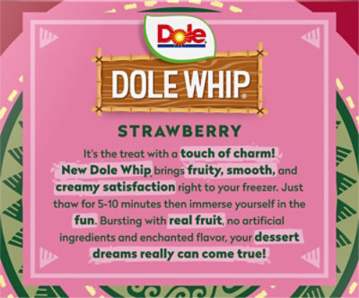 Dole Whip Strawberry Frozen Treat Cups 4-3.6 Fz, 14.4 Fz - 4-3.6 FZ - Image 6