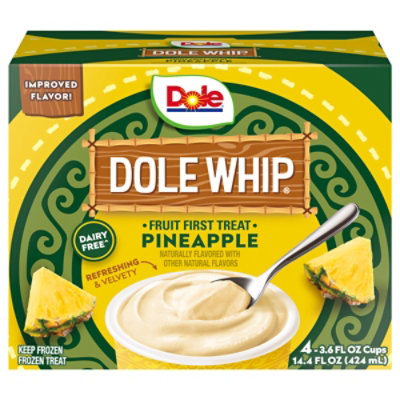 Dole Whip Pineapple Frozen Treat Cups 4-3.6fz, 14.4 Fz - 4-3.6FZ - Image 3