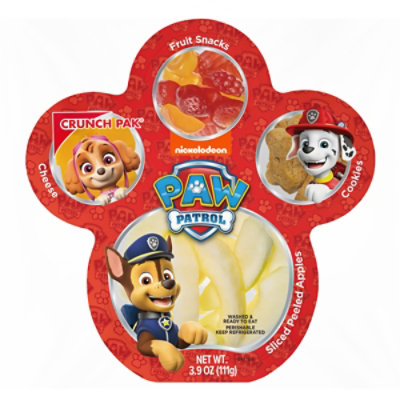 Paw Patrol Sliced Apples Cheese Fruit Snack And Cookies - 3.9 OZ - Image 2