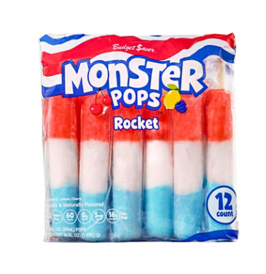 Budget Saver Monster Pops Rocket, 12ct - 12 CT - Image 1