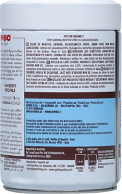 Kimbo Coffee Decaf Ground Tin - 8.8 OZ - Image 5