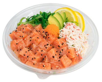 ZENSHI Salmon Big Wave Poke Bowl - 15.6 Oz - Image 1