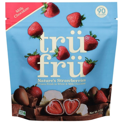 Tru Fru Whole Strawberries In Wht & Mlk Choc, 8oz - 8 OZ - Image 3