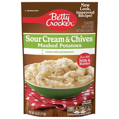Betty Crocker Sour Cream & Chives Mashed Potatoes - 4 OZ - Image 1