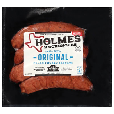 Holmes Smokehouse Original Sausage Links 12 Oz - 12 OZ - Image 1