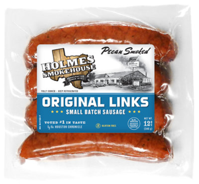 Holmes Smokehouse Original Sausage Links 12 Oz - 12 OZ - Image 1