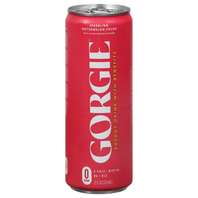 Gorgie Beverage Sparkling Energy Watermelon Crush - 12 FZ - Image 3