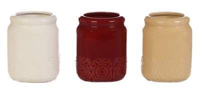 Debi Lilly Fall Embossed Mason Jar Small - EA - Image 1