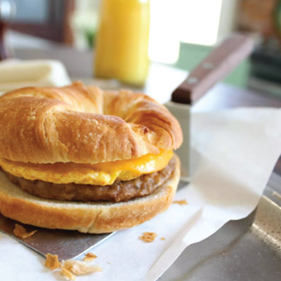 Jimmy Dean Croissant Breakfast Sandwiches With Plant-based Patty Egg And Cheese Frozen 4 Count - 18 OZ - Image 2