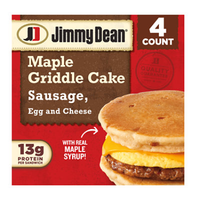 Jimmy Dean Maple Griddle Cake Sandwiches 18.8 Oz - 18.8 OZ - Image 2