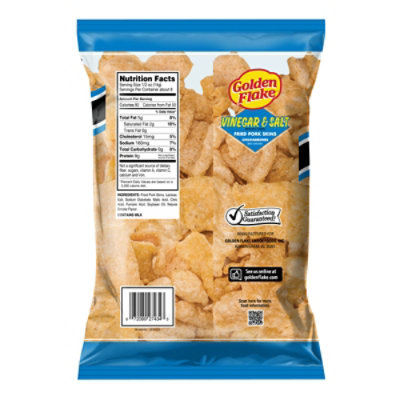 Golden Flake Vinegar & Salt Pork Rind 4oz - 4 OZ - Image 6