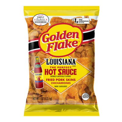 Golden Flake La Hot Pork Rind 4oz - 4 OZ - Image 3