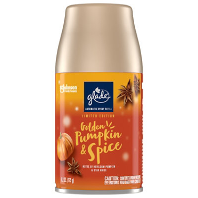 Glade Golden Pumpkin And Spice Automatic Spray Refill - 6.2 Oz - Image 1