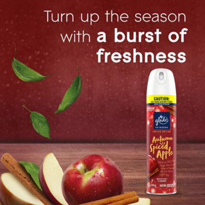 Glade Autumn Spiced Apple Air Freshener Aerosol Room Spray - 8.3 Oz - Image 3